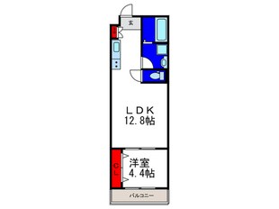 CASA勝山の物件間取画像